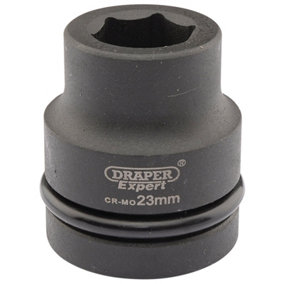 Draper Expert 23mm 1" Square Drive Hi-Torq 6 Point Impact Socket 5104