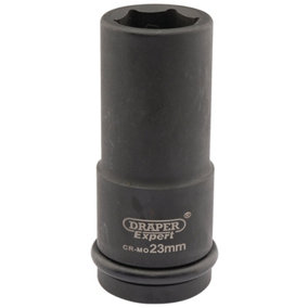 Draper Expert 23mm 3/4" Square Drive Hi-Torq 6 Point Deep Impact Socket 5055