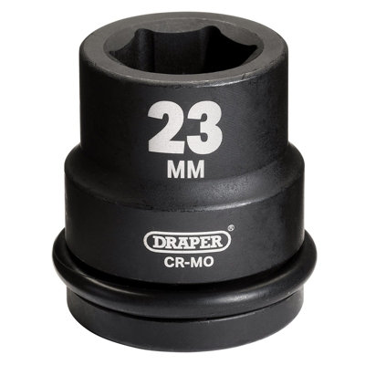 Draper Expert 23mm 3/4" Square Drive Hi-Torq 6 Point Impact Socket (5004)