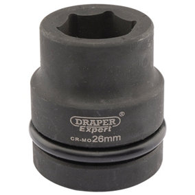 Draper Expert 26mm 1" Square Drive Hi-Torq 6 Point Impact Socket 5107