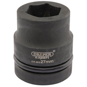 Draper Expert 27mm 1" Square Drive Hi-Torq 6 Point Impact Socket 5108