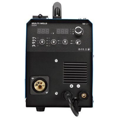 Draper 160A Gas And Gasless AC/DC MIG DTI Aluminium Welder - Blue - View #4