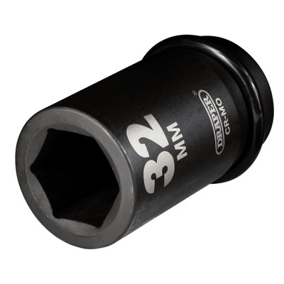 Draper Expert 32mm 1" Square Drive Hi-Torq 6 Point Deep Impact Socket (5146)