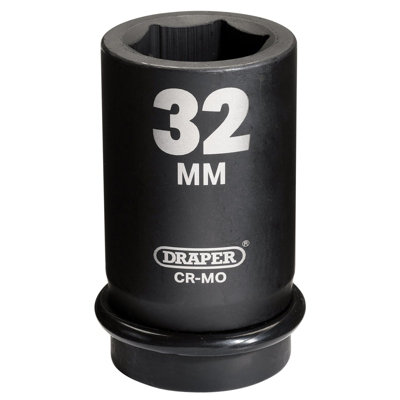 Draper Expert 32mm 1" Square Drive Hi-Torq 6 Point Deep Impact Socket (5146)