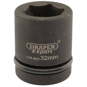 Draper Expert 32mm 1" Square Drive Hi-Torq 6 Point Impact Socket 5112