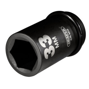 Draper Expert 33mm 1" Square Drive Hi-Torq 6 Point Deep Impact Socket (5147)