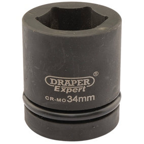 Draper Expert 34mm 1" Square Drive Hi-Torq 6 Point Impact Socket 5114