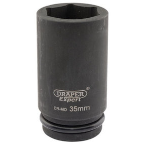 Draper Expert 35mm 3/4" Square Drive Hi-Torq 6 Point Deep Impact Socket (5066)