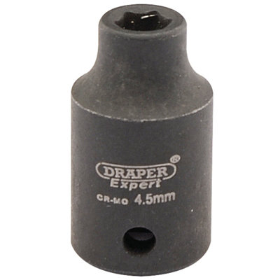 Draper Expert 4.5mm 1/4" Square Drive Hi-Torq 6 Point Impact Socket 5003