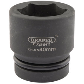 Draper Expert 40mm 1" Square Drive Hi-Torq 6 Point Impact Socket 5120