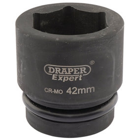 Draper Expert 42mm 1" Square Drive Hi-Torq 6 Point Impact Socket 5122