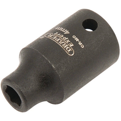 Draper Expert 4mm 1/4" Square Drive Hi-Torq 6 Point Impact Socket 5000