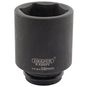 Draper Expert 59mm 3/4" Square Drive Hi-Torq 6 Point Deep Impact Socket 5087