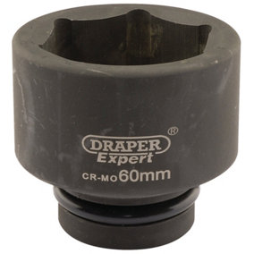 Draper Expert 60mm 1" Square Drive Hi-Torq 6 Point Impact Socket 5129