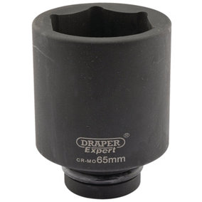 Draper Expert 65mm 1" Square Drive Hi-Torq 6 Point Deep Impact Socket 5158