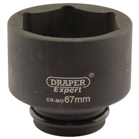 Draper Expert 67mm 3/4" Square Drive Hi-Torq 6 Point Impact Socket 5044