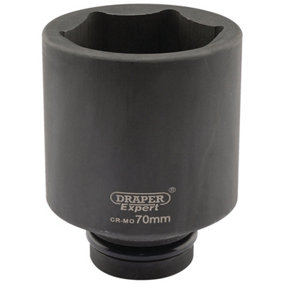Draper Expert 70mm 1" Square Drive Hi-Torq 6 Point Deep Impact Socket 5159