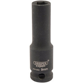 Draper Expert 9mm 3/8" Square Drive Hi-Torq 6 Point Deep Impact Socket 6882