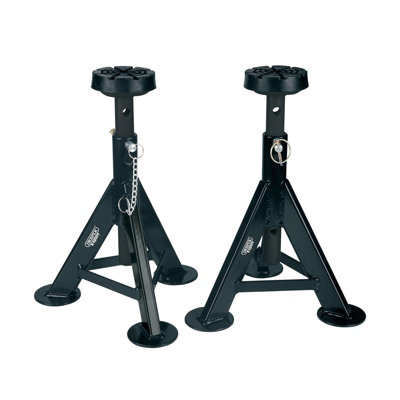 Draper Expert Axle Stands, 3 Tonne, Black (Pair)  04336