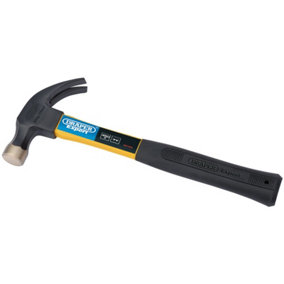 Draper Expert Claw Hammer with Fibreglass Shaft, 450g/16oz 62163