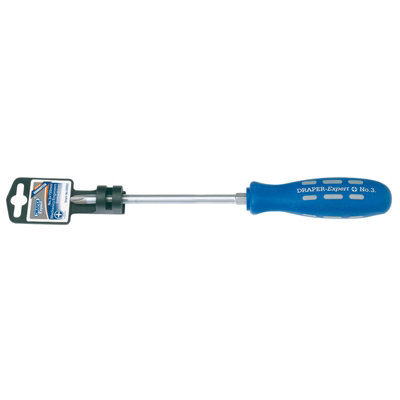 Draper Expert Cross Slot Mechanic's Screwdriver, No.3 x 150mm 55502