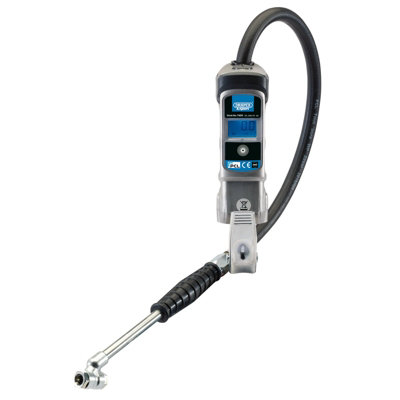 Draper Expert Digital Tyre Inflator Gauge with Twin Connectors, LCD ...