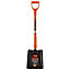 Draper Expert Fully Insulated Contractors Square Mouth Shovel  75168