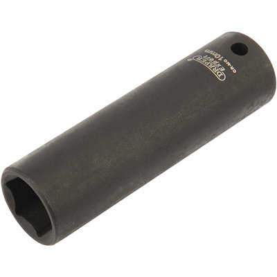 Draper Expert HI-TORQ 6 Point Deep Impact Socket, 1/4" Sq. Dr., 10mm 05188