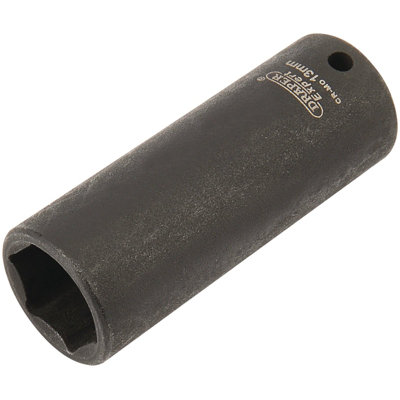 Draper Expert HI-TORQ 6 Point Deep Impact Socket, 1/4" Sq. Dr., 13mm 05191