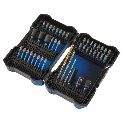 Draper Expert Impact Screwdriver Bit Set, 1/4" Hex (44 Piece) 04931