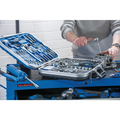 Draper Expert Mechanics Tool & Socket Set Kit 127 Piece 32027