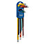 Draper Expert Metric Extra-Long Arm Hex Key Set, Colour Coded (9 Piece) 04911