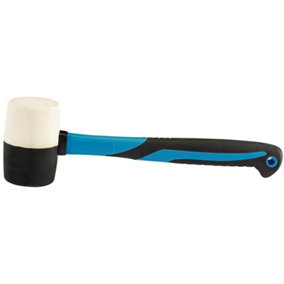 Draper Expert Rubber Head Mallet with Fibreglass Shaft, 450g/16oz 53021