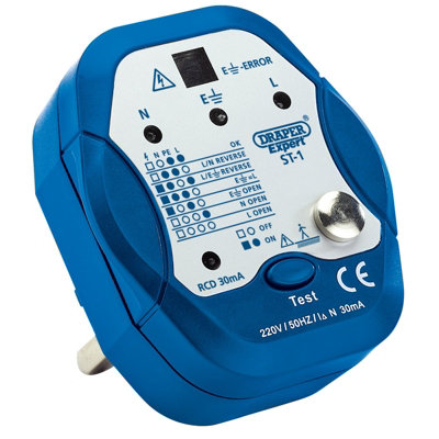 Stanley FatMax FMHT82568-5 LED UK Wall Plug Socket Electrical Tester