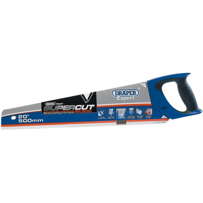 Draper Expert Supercut Soft Grip Hardpoint Handsaw, 500mm/20", 11tpi/12ppi 49288