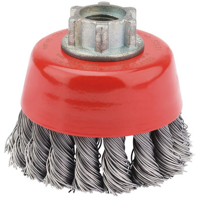 Draper Expert Twist Knot Wire Cup Brush, 60mm, M14 52631