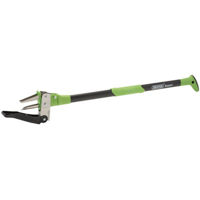 Draper Expert Weed Puller with Soft Grip & Long Handle, Ergonomically Remove Root Weeds
