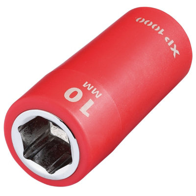 Draper Expert XP1000 VDE 10mm Socket 1/4" Drive Insulated 1000V ...