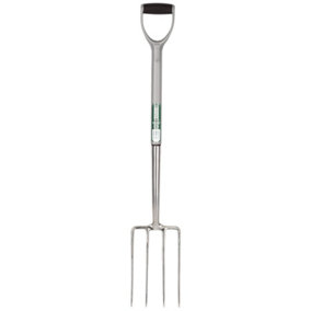 Draper  Extra Long Stainless Steel Garden Fork with Soft Grip 83753
