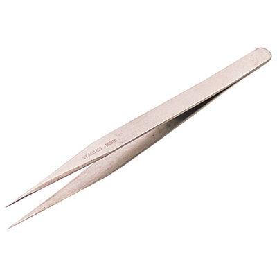 Draper Fine Point Straight Tweezers, 120mm 19670