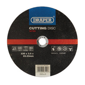 Draper  Flat Stone Cutting Disc, 230 x 2.5 x 22.23mm 94782