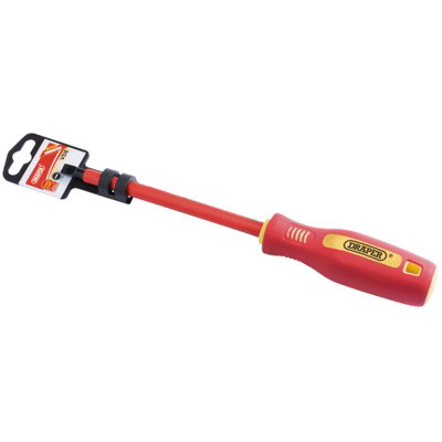 Draper Fully Insulated Plain Slot Screwdriver, 6.5 x 150mm 46519