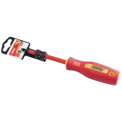 Draper Fully Insulated Soft Grip Cross Slot Screwdriver, No.2 x 100mm 46529