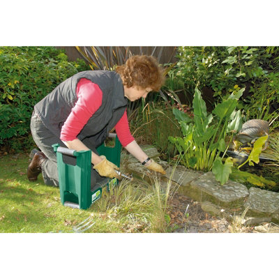 Draper Garden Kneeler Garden Seat Storage Tool Store Stool Kneel Pad 76763 - 4