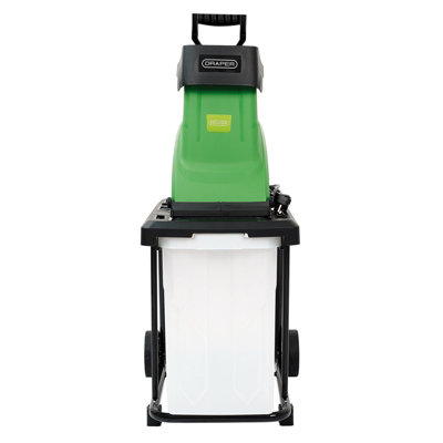 Draper Garden Shredder with Reversible Blades,45mm Cutting Capacity,60L Collection Box & Safety Plunger