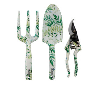 Draper Garden Tool Set with Floral Pattern (3 Piece) 08994