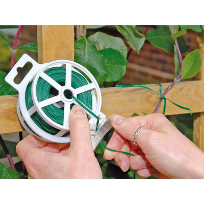 Fil Métallique Gainé De Jardin 30 M - 633968 - Bricolage