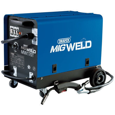 Draper Gas/Gasless MIG Welder, 160A  71095