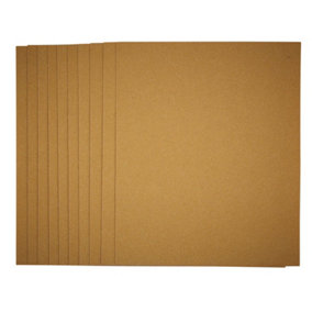 Draper  General Purpose Sanding Sheets, 230 x 280mm, 60 Grit (Pack of 10) 37778