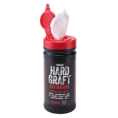 Draper Hard Graft Multipurpose Smooth Wipes (Tub of 80) 12434